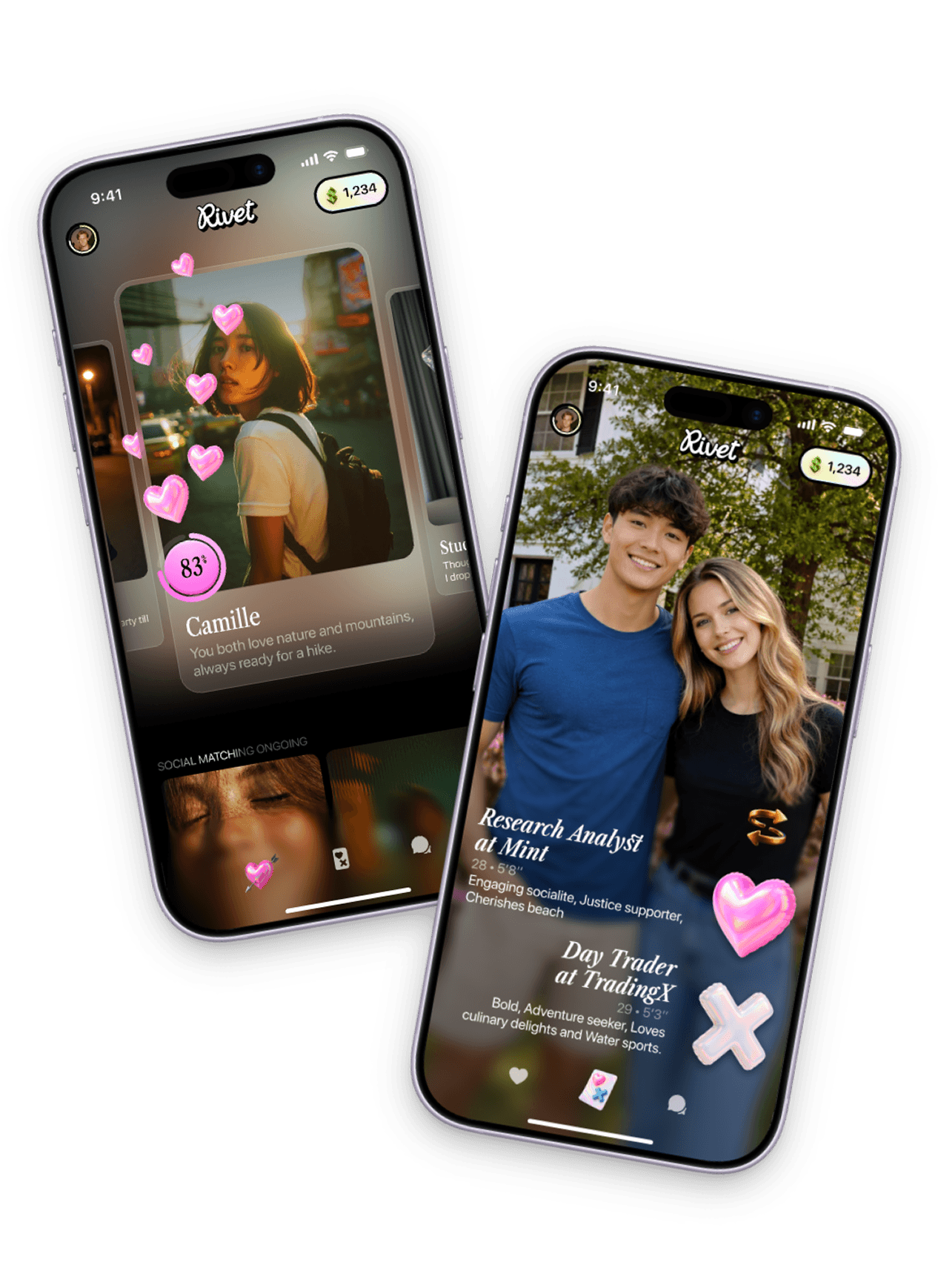 Rivet app on mobile device